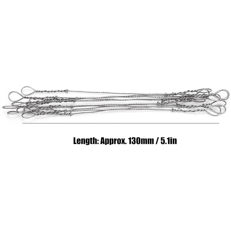 سلك شفرة منشار فولاذ عالي الكربون 130 مم 10 قطع لقطع المعادن اللينة والخشب والبلاستيك - Image 5