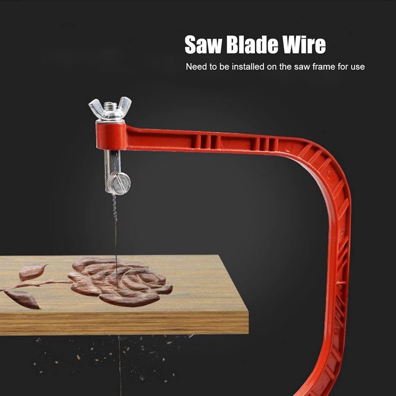 سلك شفرة منشار فولاذ عالي الكربون 130 مم 10 قطع لقطع المعادن اللينة والخشب والبلاستيك - Image 3