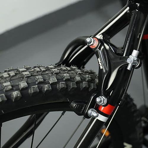 CYSKY Bike Brakes Set, Front and Rear C-Type Brakes Calipers, Include Inner and Outer Cables and Bike Brake Levers Kit for MTB Road Bicycle (Black) - Image 5