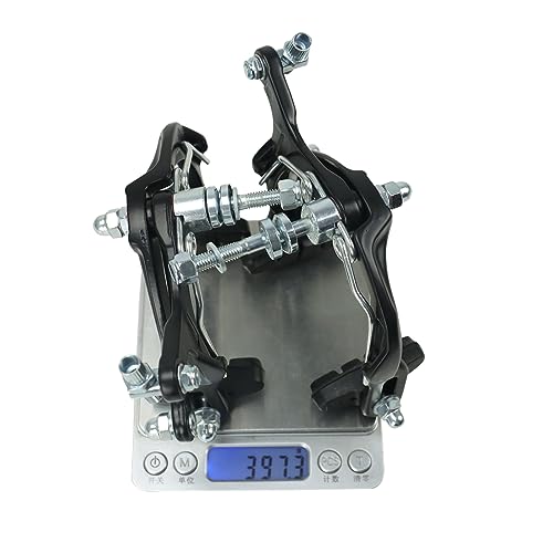 CYSKY Bike Brakes Set, Front and Rear C-Type Brakes Calipers, Include Inner and Outer Cables and Bike Brake Levers Kit for MTB Road Bicycle (Black) - Image 4
