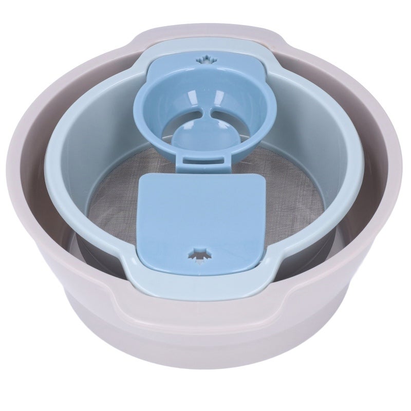 Pollen Sieve Set 4-Piece Food Grade PP Material - 3.5in Deep Leak-Proof Trimming Tray Lightweight Stackable Space-Saving Mesh Tray for Kitchen Baking - Image 5