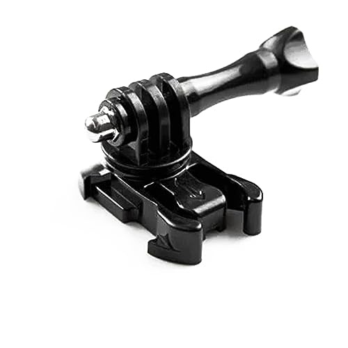 Action Pro 360 Degree Rotatable J-Hook Buckle Base Vertical Surface Mount Adapter Compatible with GoPro-13/12/11/10/9/8/7/6/5/4/3+/3/DJI/Insta-360/Yi/SJCAM & Other Action Cameras - Image 1
