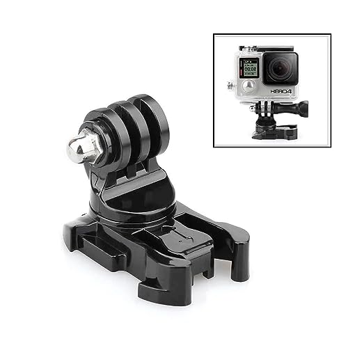 Action Pro 360 Degree Rotatable J-Hook Buckle Base Vertical Surface Mount Adapter Compatible with GoPro-13/12/11/10/9/8/7/6/5/4/3+/3/DJI/Insta-360/Yi/SJCAM & Other Action Cameras - Image 2