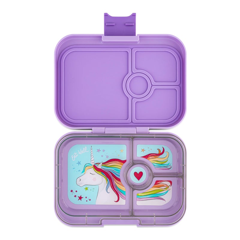 Yumbox Panino Leakproof Bento Lunch Box Container for Kids Adults Lavande Purple Unicorn
