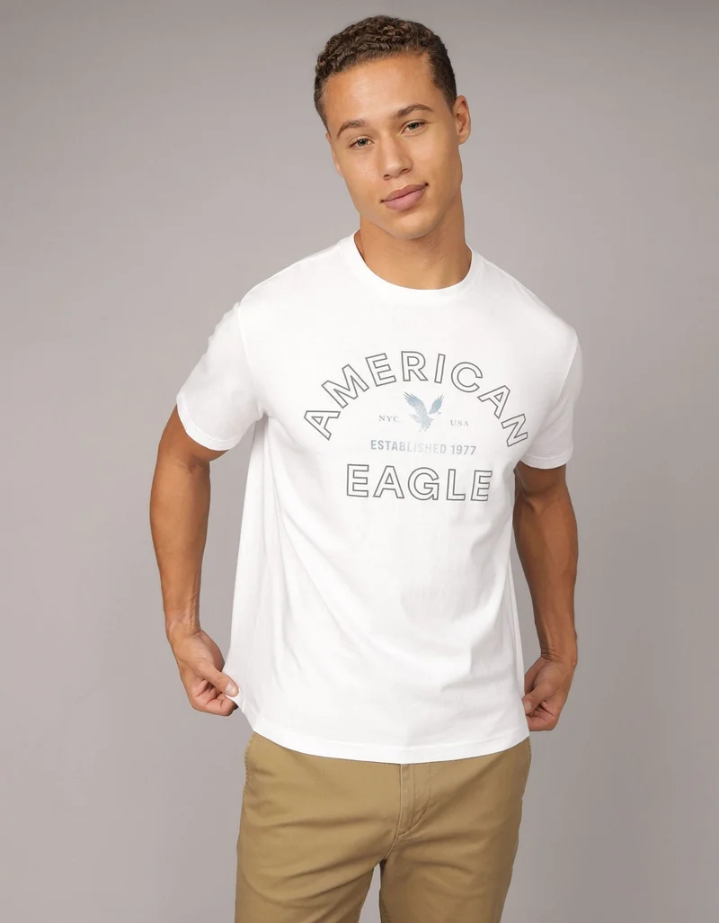 American Eagle AE Logo Graphic T-Shirt
