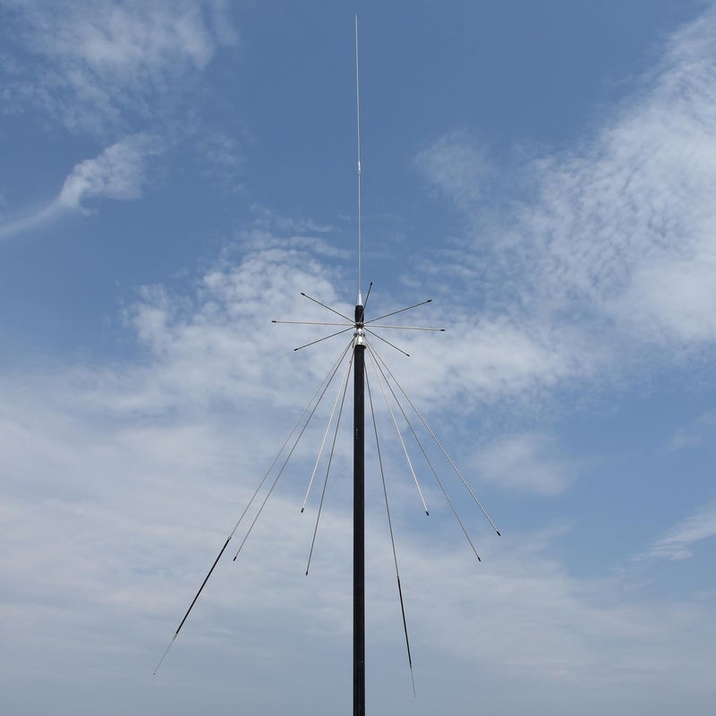 TramÂ® 300-Watt/200 Watt Broad-Band Scanner 25 MHz to 1,300 MHz Super Discone Stainless Steel Base Antenna with Added CB Transmit Bands - Image 4