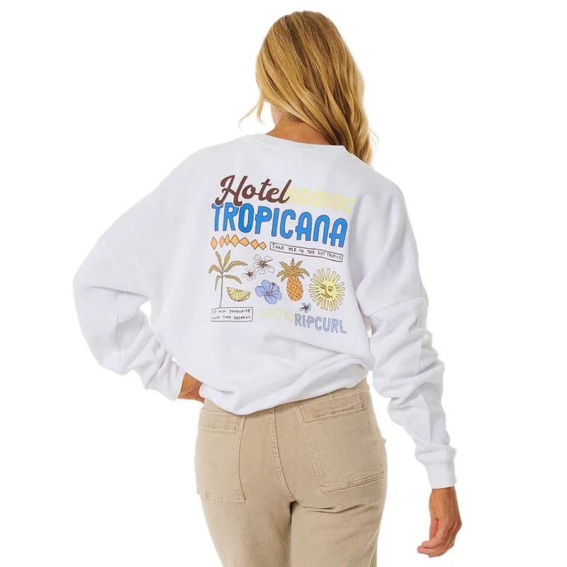 ريب كورل Tropicana Drop Shoulder Crew - Women