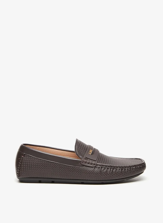 LBL by Shoexpress Men's Textured Slip-On Moccasins