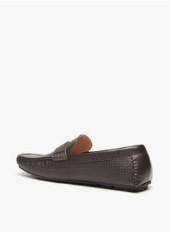 Men's Textured Slip-On Moccasins - pzsku/ZEFDC0A05CE21716B585DZ/45/_/1709826908/569b8696-9040-4c8f-9620-4dce46f715cd