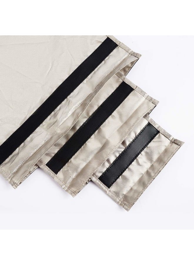 FARADAY DEFENSE 3 pc Small Kit NX3 Double Layer Cyber Fabric Faraday Bag Sleeves Pouch Signal Shielding, Anti-Hacking, Anti-Tracking, EMP Bag - Image 4