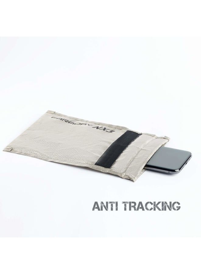 FARADAY DEFENSE 3 pc Small Kit NX3 Double Layer Cyber Fabric Faraday Bag Sleeves Pouch Signal Shielding, Anti-Hacking, Anti-Tracking, EMP Bag - Image 5