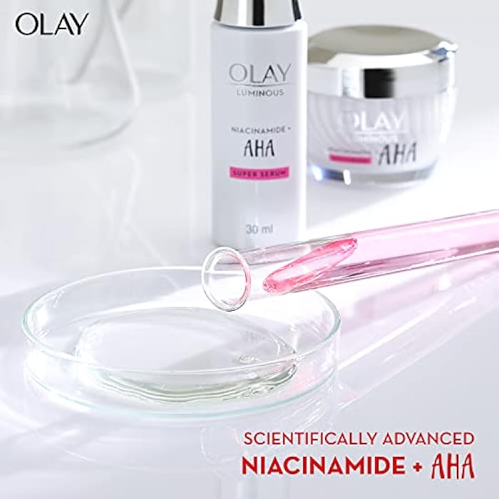 Olay Luminous Niacinamide + AHA Face Super Serum 30mL - Image 4