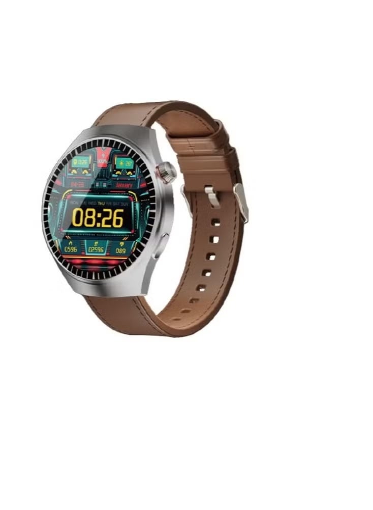 Hie-Q WR-GT3 PRO Smartwatch Fitness Tracker with Heart Rate Monitor, Advanced Sleep Tracking, Step Counter, Calorie & Activity Tracking, Slim Lightweight Design, Large HD Display, Multi-Sport Modes, Smart Notifications for Calls & Messages, IP67 Water-Resistant Wearable for Men & Women, Long Battery Life, Compatible with Android & iOS for Fitness, Health & Daily Use - Image 1