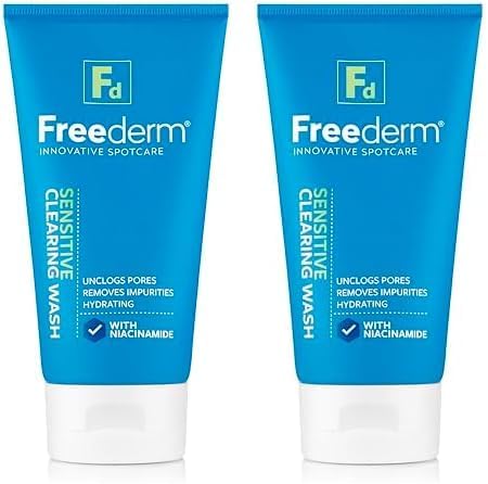 Freederm Freederm Sensitive Clearing Face Wash For Spot Prone Skin Unclogs Pores And Removes Dirt And Impurities Prevents Spots With Niacinamide 150ml Tube - Image 1