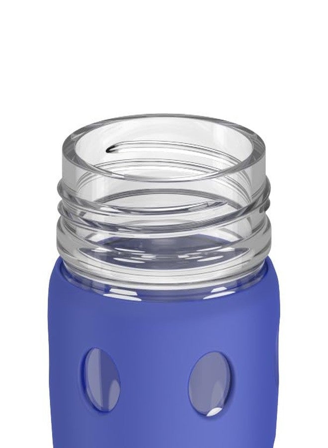 لايف فاكتوري زجاجة لايف فاكتوري ذات غطاء كلاسيكي سعة 12 أونصة، لون أزرق زهرة العِشْقَة - Image 5