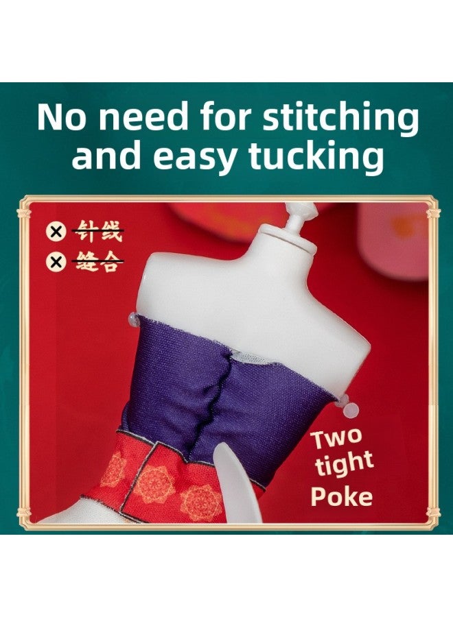 Loquat Children's Clothing Design Diy Material Package Children's Clothing Designer Toy Dress Hanfu Diy Play House Toy-Color:Ten-piece A Series - Image 5