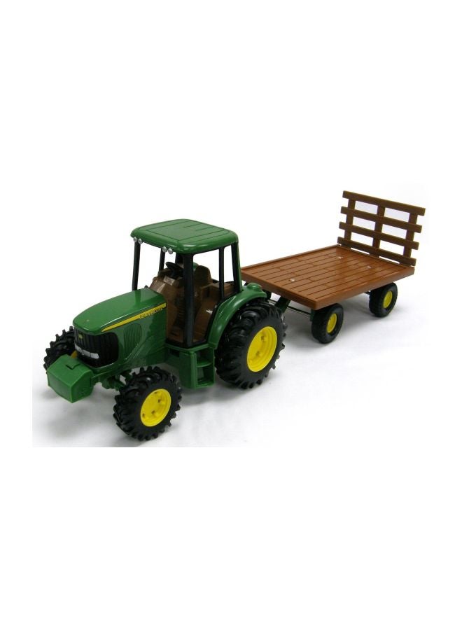TOMY Tractor Toy With Flarebox Wagon Set 37163P Green 8inch - Image 2