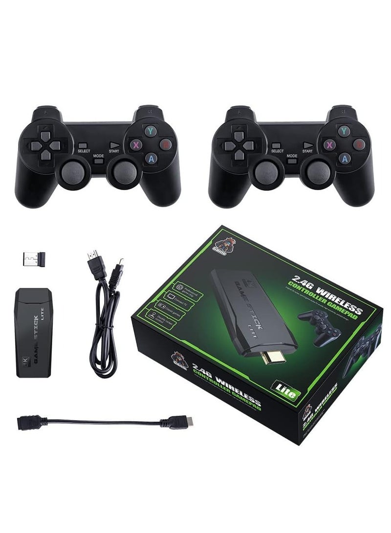 4K Smart Video Game Tv Stick, Video Game Consoles,10,000 Games 32/64Gb Retro Classic Gamin 2.4G Wireless Gamepads Controller (32G,3000+ Games) - Image 1