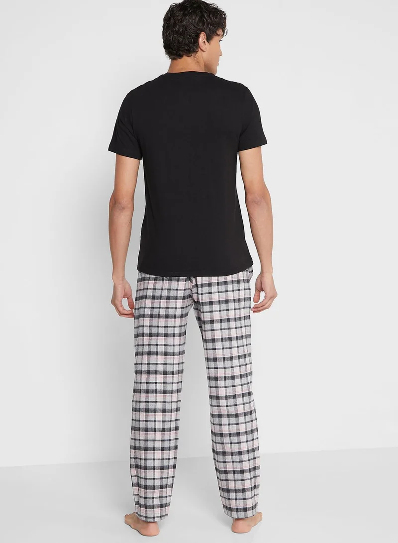 BURTON Checked Pyjama Set