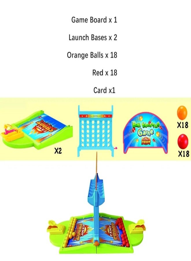 Ball Game Connect 4 Ball in a Row with Launcher Shots | Table, Board Game, for Both Boys & Girls, 1 or 2 Player, Ideal for Gift - Image 5
