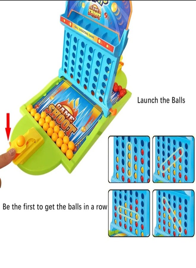 Ball Game Connect 4 Ball in a Row with Launcher Shots | Table, Board Game, for Both Boys & Girls, 1 or 2 Player, Ideal for Gift - Image 3