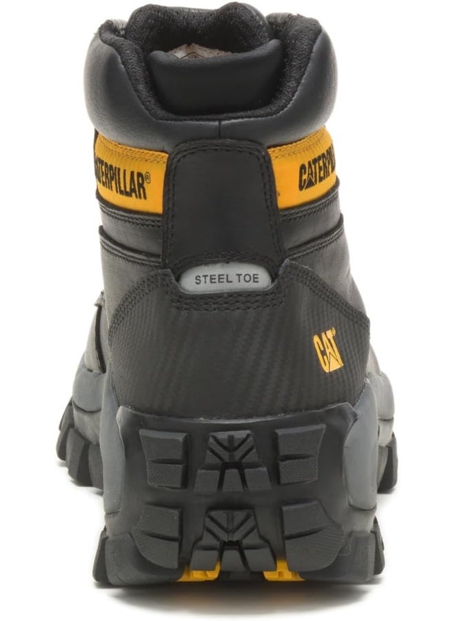 CATERPILLAR Footwear Men's Black Steel Toe Construction Boot - Image 4