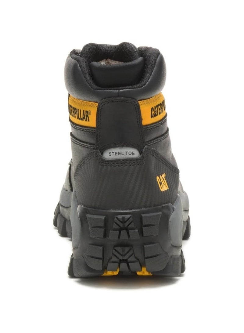 CATERPILLAR Footwear Men's Black Steel Toe Construction Boot - Image 4
