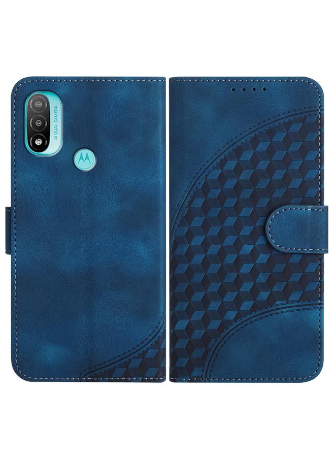 S-TOP Case For Motorola Moto E20 4G Elephant Head Embossed Phone Leather Case with Lanyard - Image 1