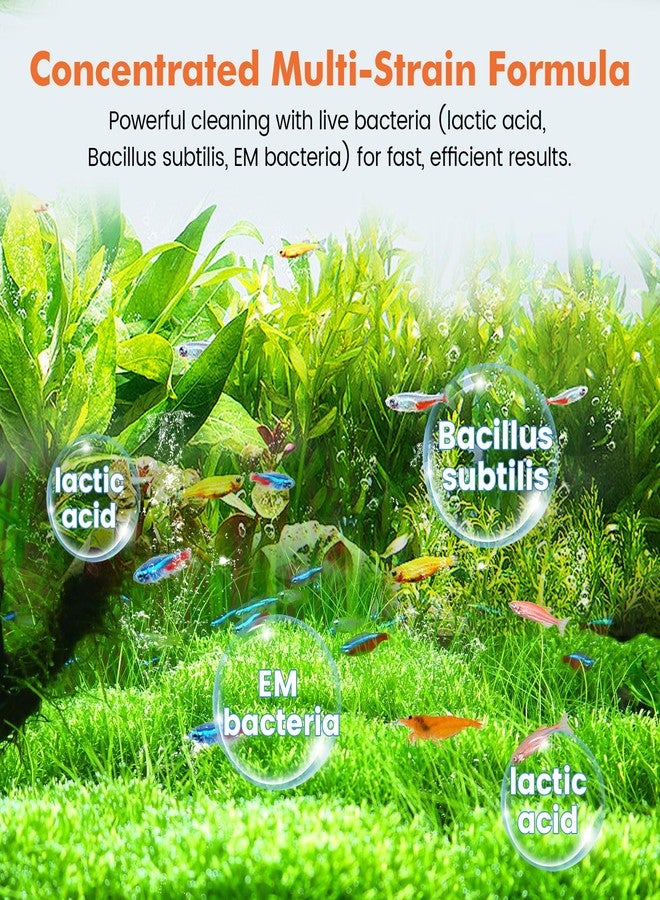 hygger Aquarium Water Bio-Clarifier, Reducing Fish Waste and Cleaning Organic Sludge, Natural Fish Tank Aquarium Leave-in Waste Management Solution for Freshwater and Saltwater Tanks, 500 ML - Image 5