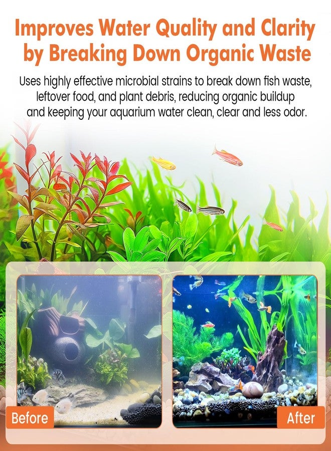 hygger Aquarium Water Bio-Clarifier, Reducing Fish Waste and Cleaning Organic Sludge, Natural Fish Tank Aquarium Leave-in Waste Management Solution for Freshwater and Saltwater Tanks, 500 ML - Image 3