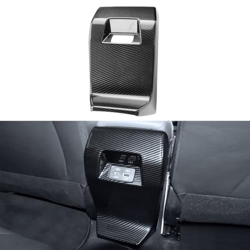 INTGET ABS Rear Air Vent Cover for 2024 2025 2026 Subaru Crosstrek Accessories Subaru Impreza Accessories Carbon Fiber Center Console AC Outlet Cover for 2025 Subaru Crosstrek Interior Accessories - Image 1