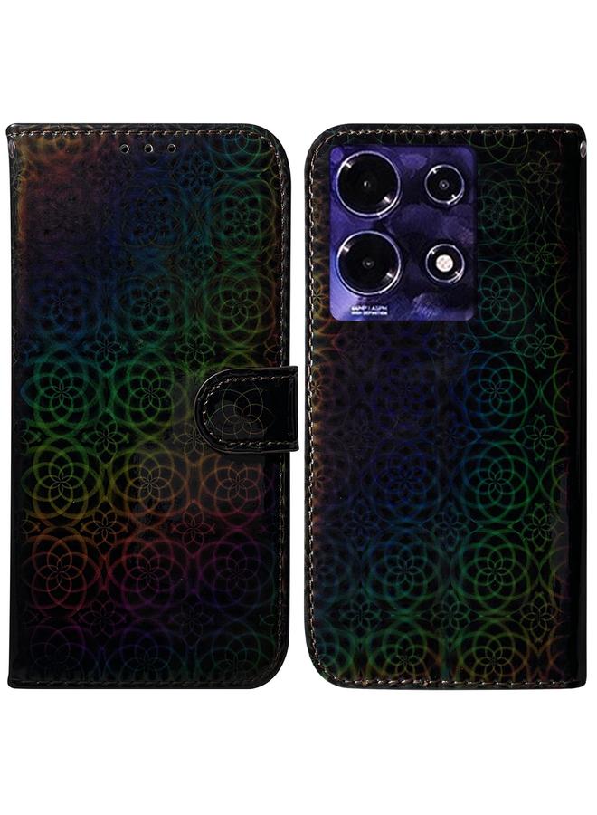 اس-توب جراب لهاتف Infinix Note 30i، جراب هاتف جلدي ملون بإبزيم مغناطيسي - Image 1