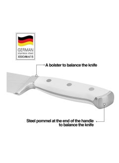 Fissman 6'' Chef`s Knife Bonn Series, with Sharp Blade and Sturdy Non Slip Handle, Minimalist Design, Stainless Steel, Suitable for Home Restaurant  - Image 3