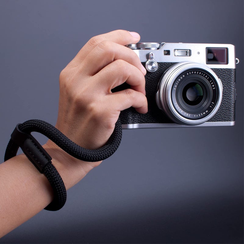 VKO Camera Wrist Strap, Rope Camera Strap Wrist for DSLR SLR Mirrorless Cameras Hand Strap Black - Image 2
