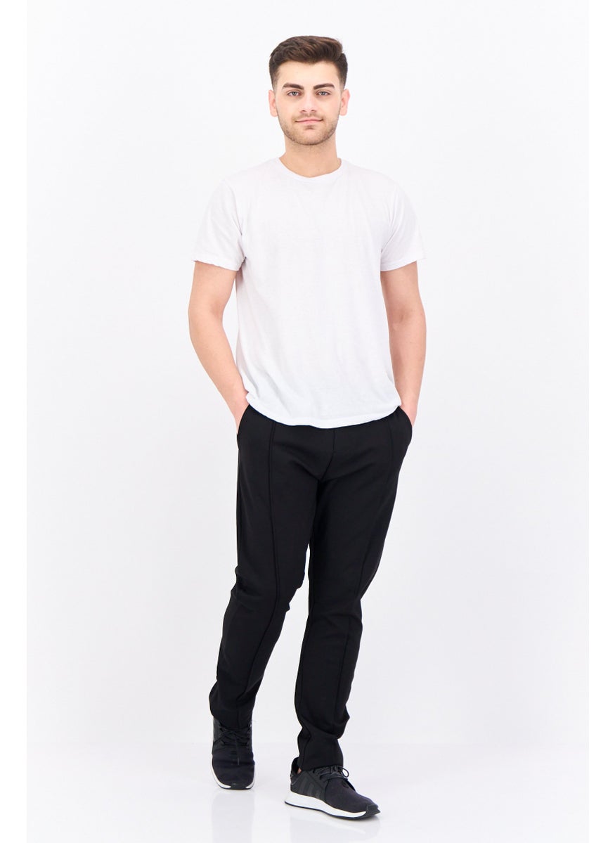 Men Regular Fit Plain Jogger Pants, Black - pzsku/ZEFDC7E8E281C9A9D3FF0Z/45/_/1738074223/f3a20e9d-4c35-49f9-bc7c-02ca83764c47