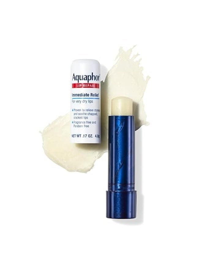 Aquaphor Lip Repair Stick, Moisturizing Lip Balm Pack, Relieves Dryness, 0.17 Oz Stick, Pack of 2 - Image 2