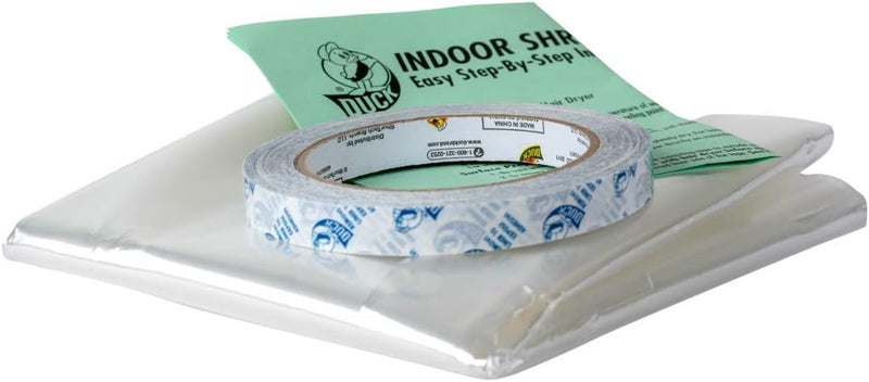 Duck Brand Indoor 5-Window Shrink Film Insulator Kit, 62-Inch x 210-Inch, 286217 - Image 1