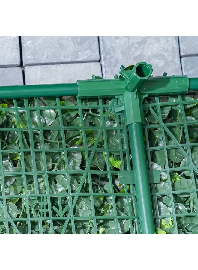 DANUBE HOME Artificial Hedge - Rose Panel | Realistic Greenery for Outdoor Privacy | Weather Resistant Polyethylene | Ideal for Patios, Gardens, and Walkways | 1 Year Warranty - Image 4