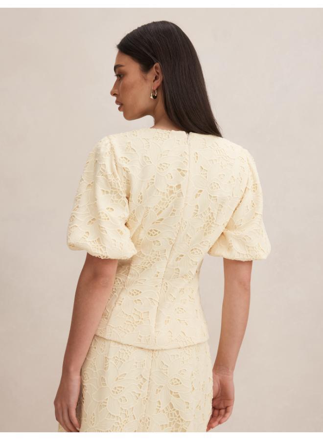 forever new Elora Puff Sleeve Top - Image 2