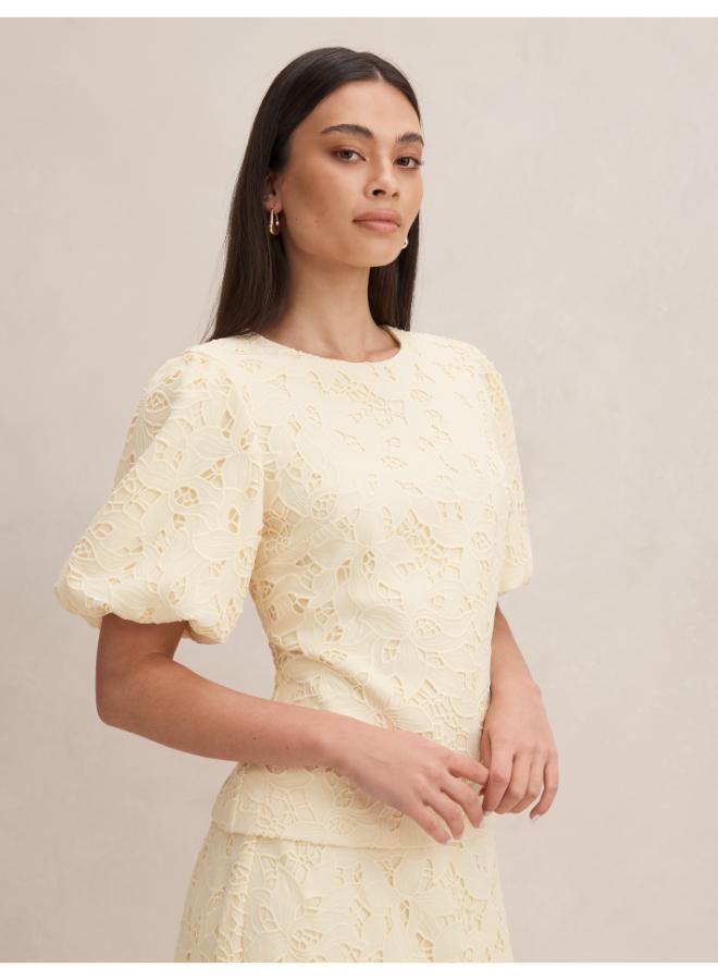 forever new Elora Puff Sleeve Top - Image 3