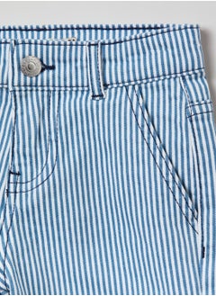 Ovs OVS Denim Shorts With Striped Pattern  - Image 3