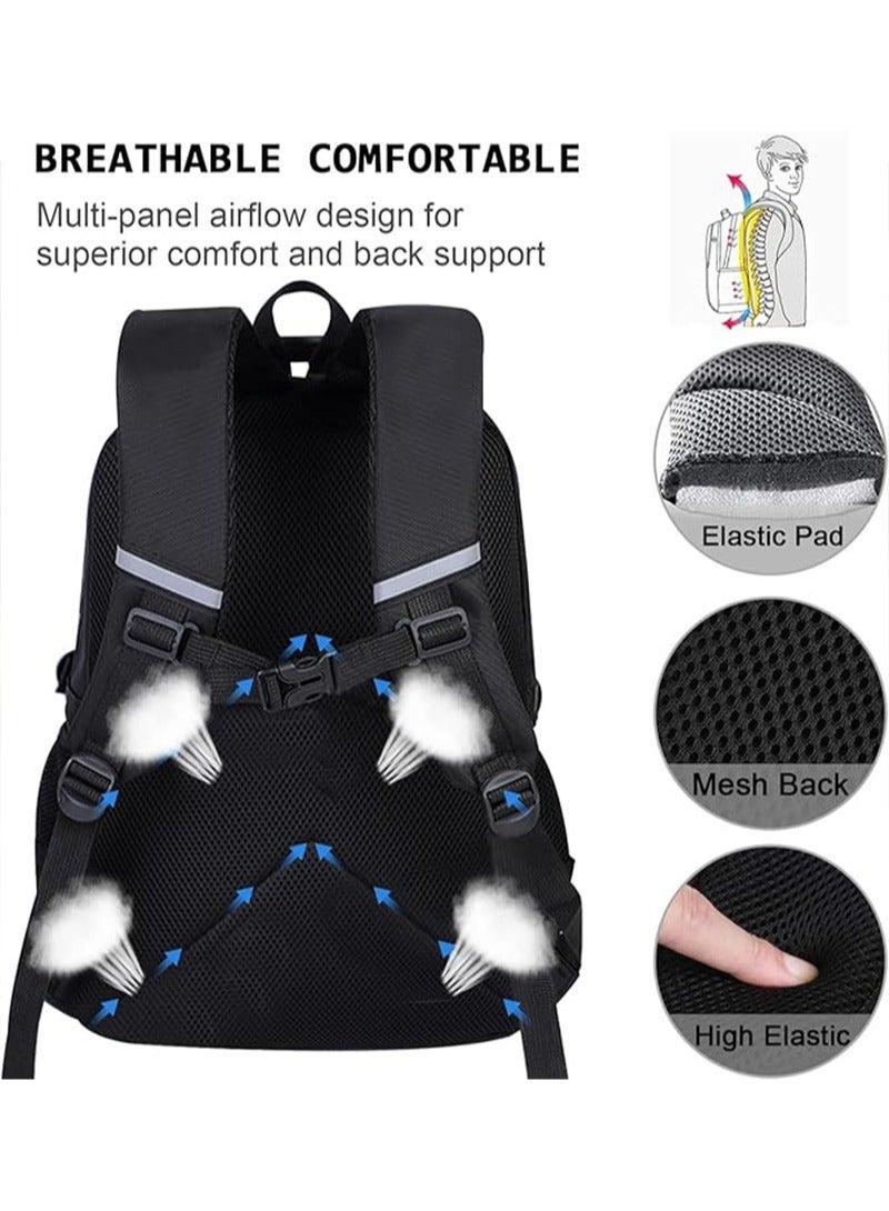 Yoawllty Waterproof School Bag for Boys & Girls - Spacious Lightweight Backpack for Middle Primary Students - Image 4