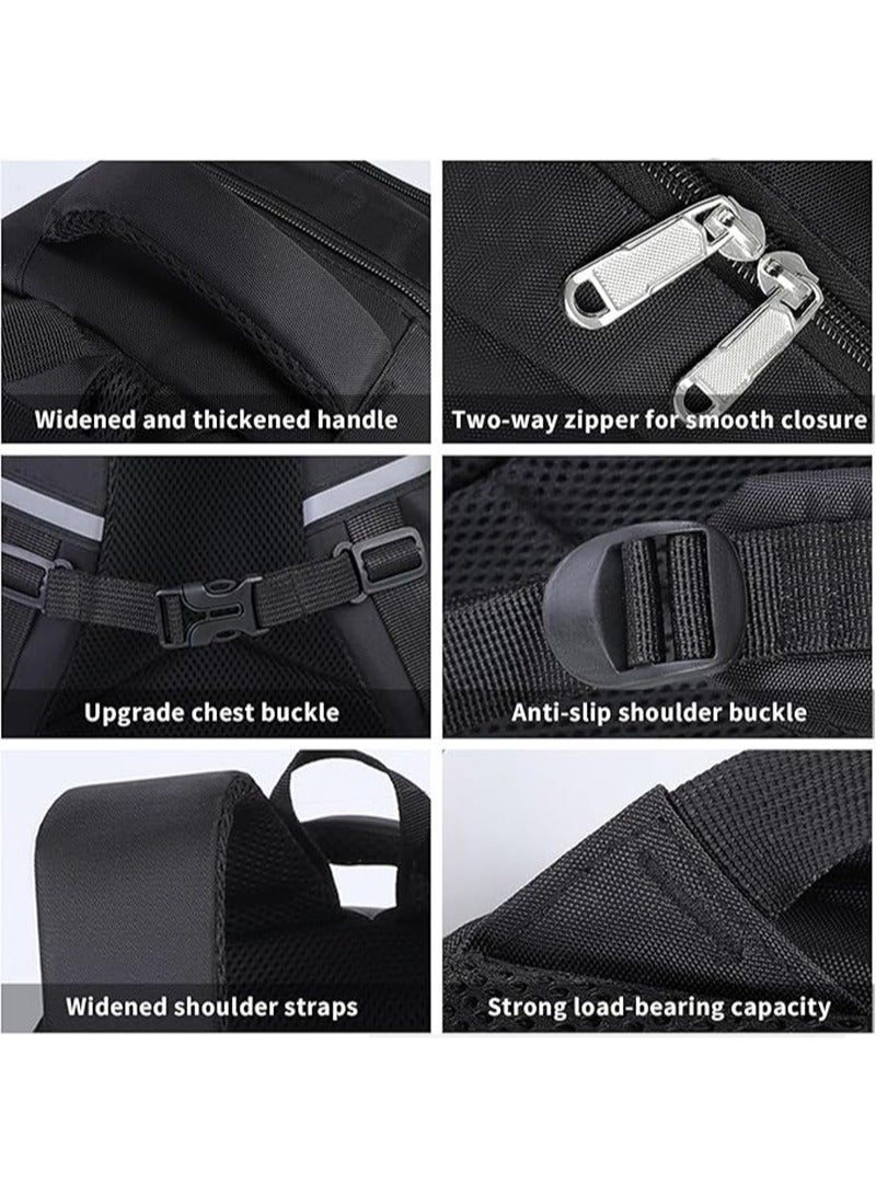 Yoawllty Waterproof School Bag for Boys & Girls - Spacious Lightweight Backpack for Middle Primary Students - Image 5