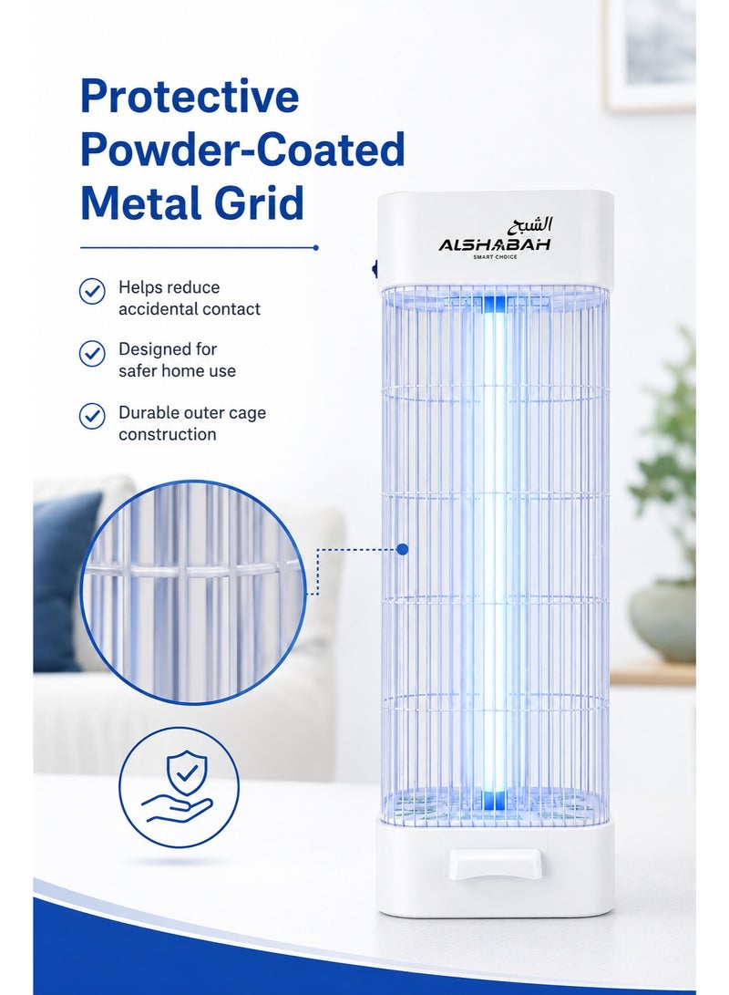 Alshabah Flying Insects Killer Alshabah Smart Choice - 100% Original Indoor/Outdoor Electric Bug Zapper, 3800V High-Power UV Light Mosquito Trap, Effective Insect Control for Home, Patio, Backyard, and Camping - Image 4