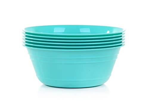 Mintra Home Snack Bowls Medium 6pk 18L Teal