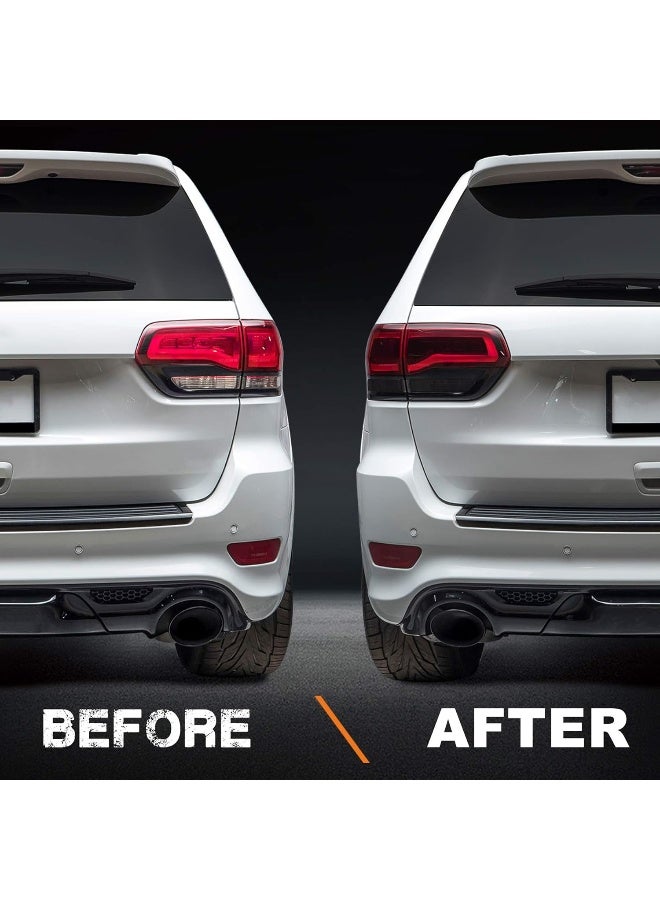 NDRUSH NDRUSH Smoked Taillight Rear Fender Vinyl Tint Film, Precut Overlay, Tail Light Wrap Cover Compatible with 2014-2020 Jeep Grand Cherokee  - Image 2
