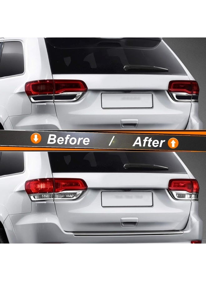 NDRUSH NDRUSH Smoked Taillight Rear Fender Vinyl Tint Film, Precut Overlay, Tail Light Wrap Cover Compatible with 2014-2020 Jeep Grand Cherokee  - Image 4