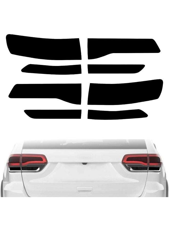NDRUSH NDRUSH Smoked Taillight Rear Fender Vinyl Tint Film, Precut Overlay, Tail Light Wrap Cover Compatible with 2014-2020 Jeep Grand Cherokee  - Image 1