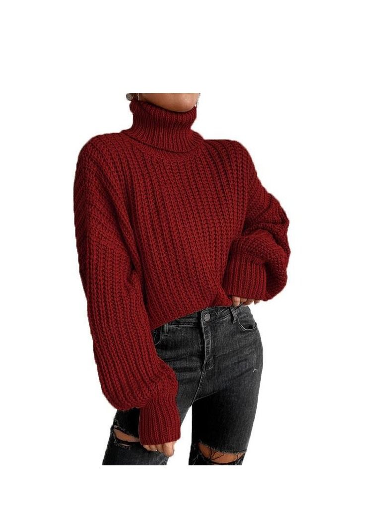 Loquat Casual Fashion Solid Color Sweater