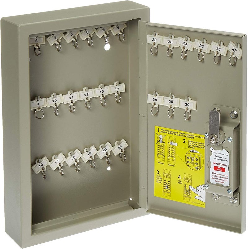 Kidde Combination TouchPoint Entry Key Locker - Clay, Holds 30 Keys - Image 4
